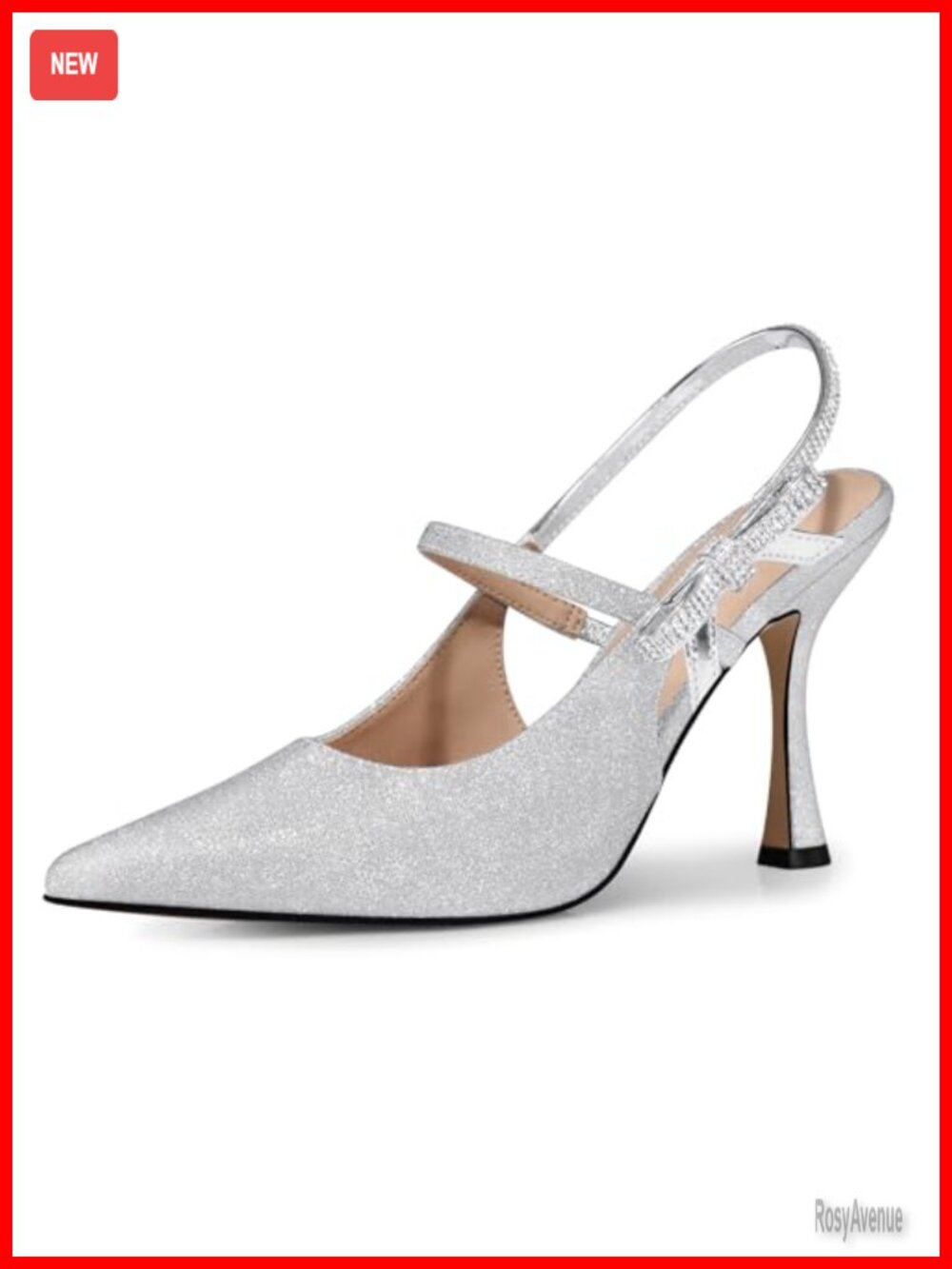 Women Kitten Heel Rhinestone Bow Ankle Strap Pumps Wedding Party Formal Heels